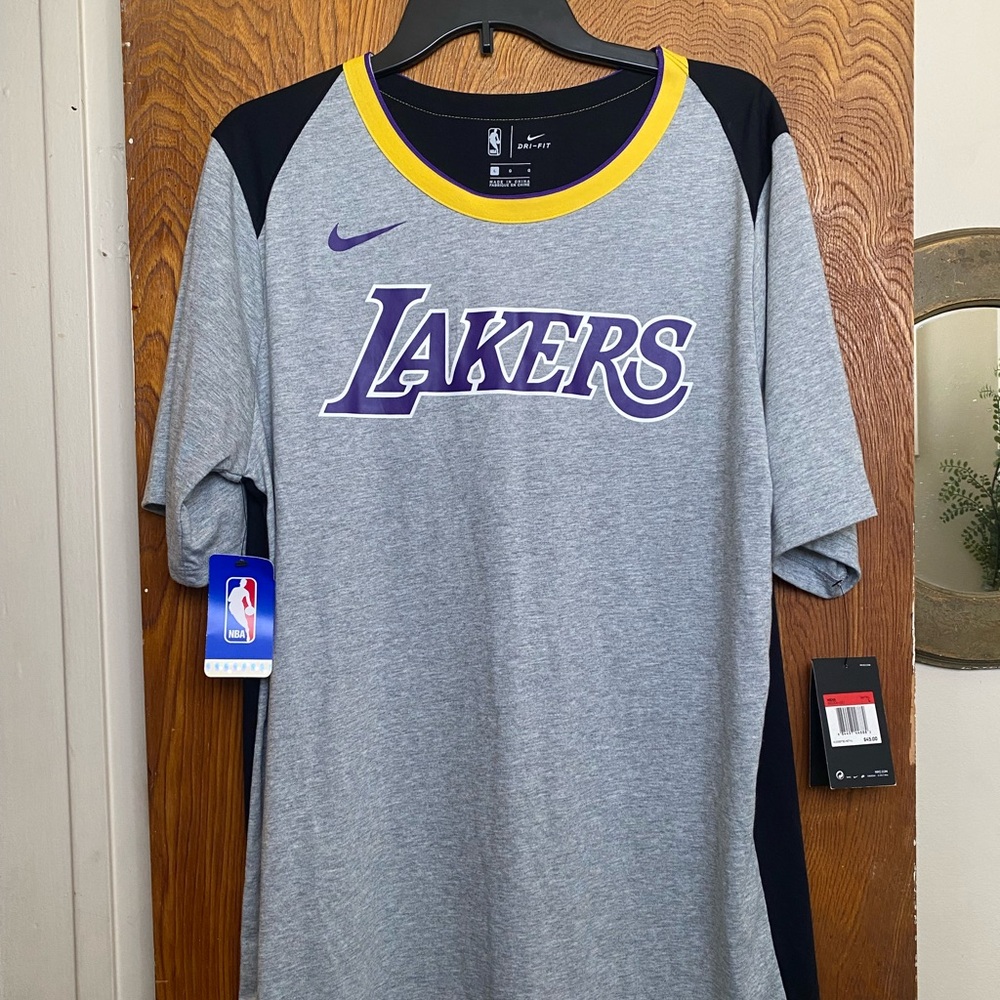 Lakers Nike Dry Fit Shirts Brand New Size Large!
